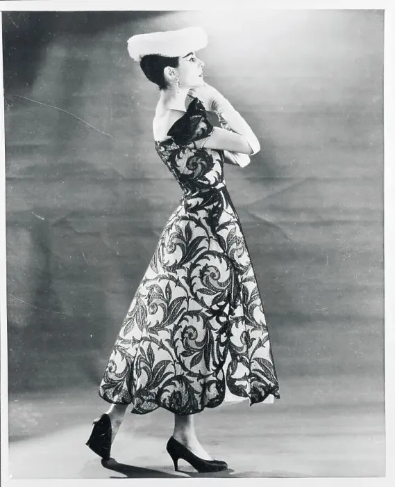 Framed Print : Woman Modeling a Dress Framed Print : Woman Modeling a Dress