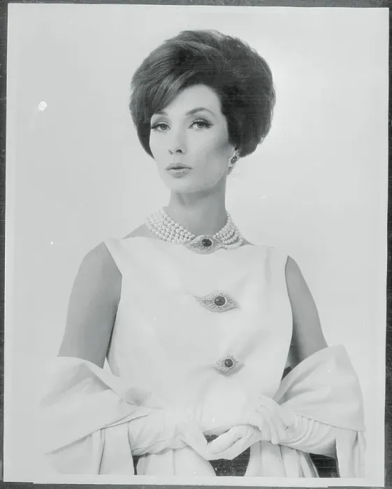 Framed Print : Woman Modeling Pins