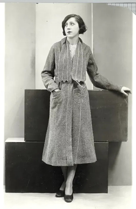 Framed Print : Woman Modeling Stylish Wool Cloak Framed Print : Woman Modeling Stylish Wool Cloak