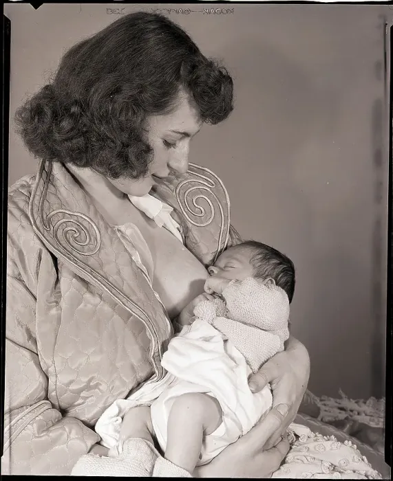 Framed Print : Woman Nursing Infant Framed Print : Woman Nursing Infant