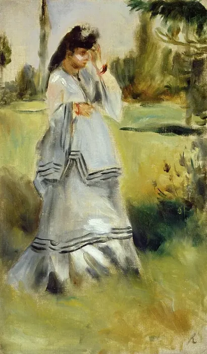 Framed Print : Woman In A Park