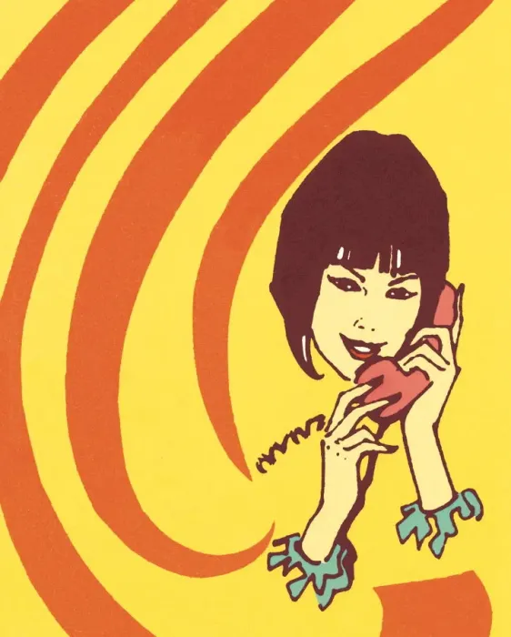 Framed Print : Woman on the phone Framed Print : Woman on the phone