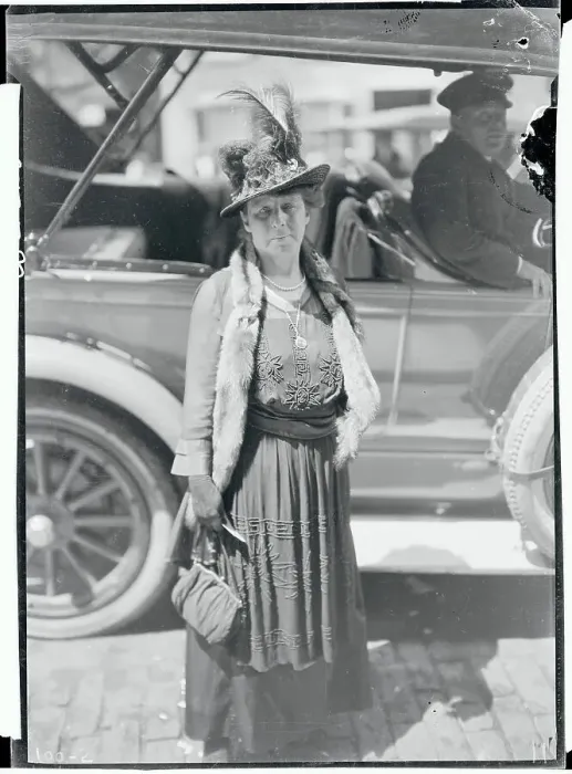 Framed Print : Woman Posing in Elaborate Attire Near Car Framed Print : Woman Posing in Elaborate Attire Near Car