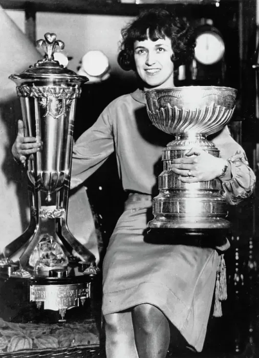 Framed Print : Woman Posing With Ice Hockey Cups Framed Print : Woman Posing With Ice Hockey Cups