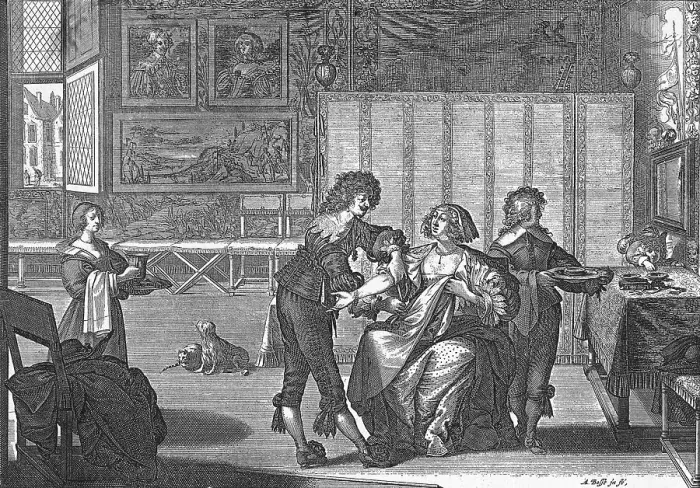 Framed Print : Woman Preparing for Leeching Framed Print : Woman Preparing for Leeching