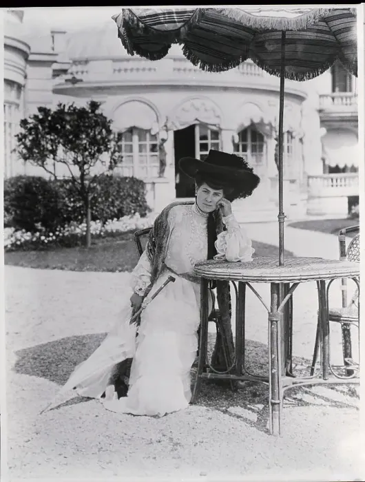 Framed Print : Woman Seated Under Parasol Framed Print : Woman Seated Under Parasol