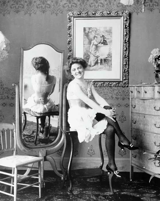 Framed Print : Woman Sitting Wearing Undergarments Framed Print : Woman Sitting Wearing Undergarments