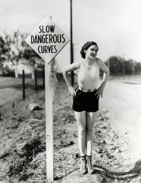 Framed Print : Woman Standing Along Road Framed Print : Woman Standing Along Road