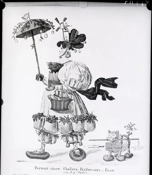 Framed Print : Woman In Strange Costume To Chase Choler Framed Print : Woman In Strange Costume To Chase Choler