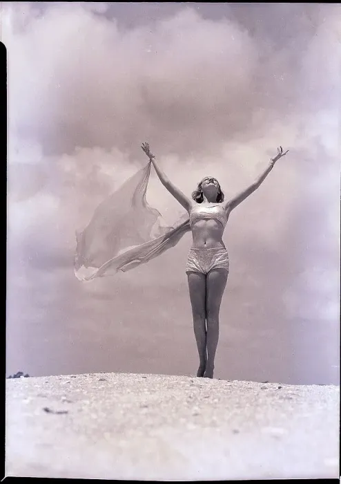 Framed Print : Woman in Swimsuit Framed Print : Woman in Swimsuit