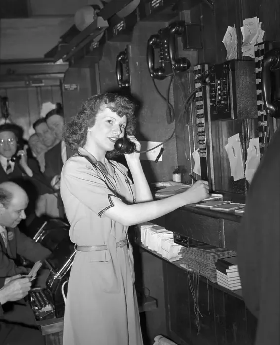 Framed Print : Woman Talking on the Telephone Framed Print : Woman Talking on the Telephone