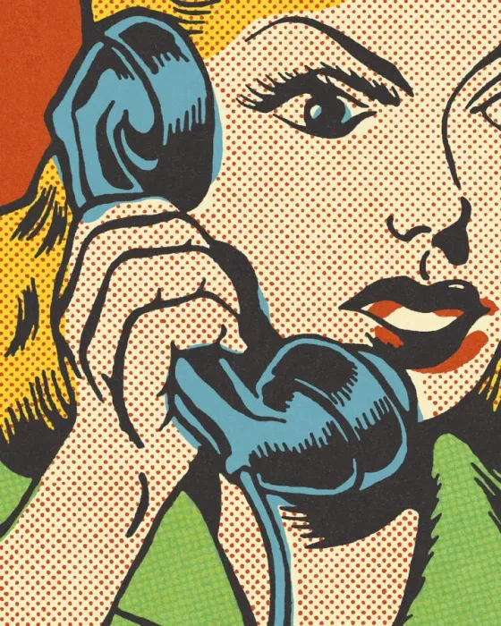 Framed Print : Woman on the Telephone Framed Print : Woman on the Telephone