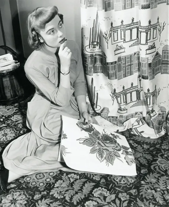 Framed Print : Woman Thinking About Home Design Framed Print : Woman Thinking About Home Design