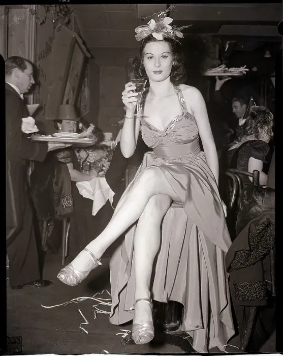 Framed Print : Woman Toasting the New Year Framed Print : Woman Toasting the New Year