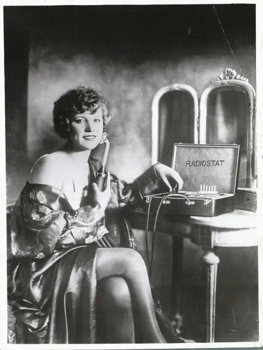Framed Print : Woman Trying New Invention Framed Print : Woman Trying New Invention