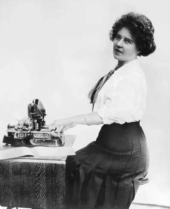 Framed Print : Woman Typing Framed Print : Woman Typing