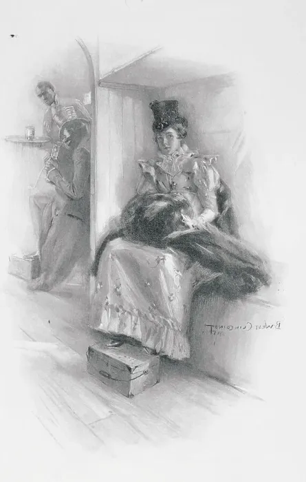 Framed Print : Woman Warming Her Feet on Foot Stove Framed Print : Woman Warming Her Feet on Foot Stove