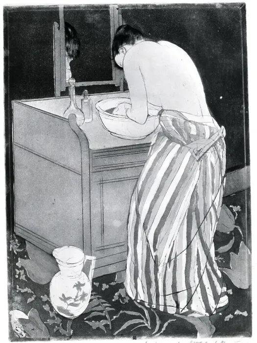 Framed Print : Woman Washing Hands by Mary Cassatt Framed Print : Woman Washing Hands by Mary Cassatt
