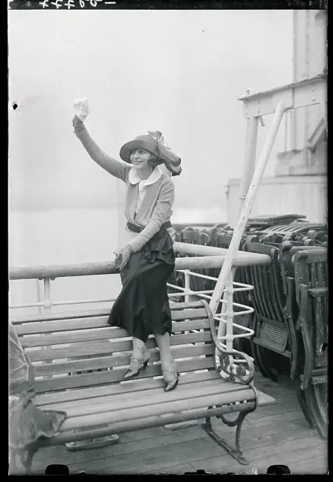 Framed Print : Woman Waving Framed Print : Woman Waving
