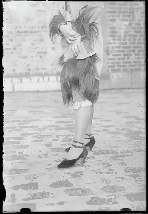 Framed Print : Woman Wearing Garter Bank Framed Print : Woman Wearing Garter Bank