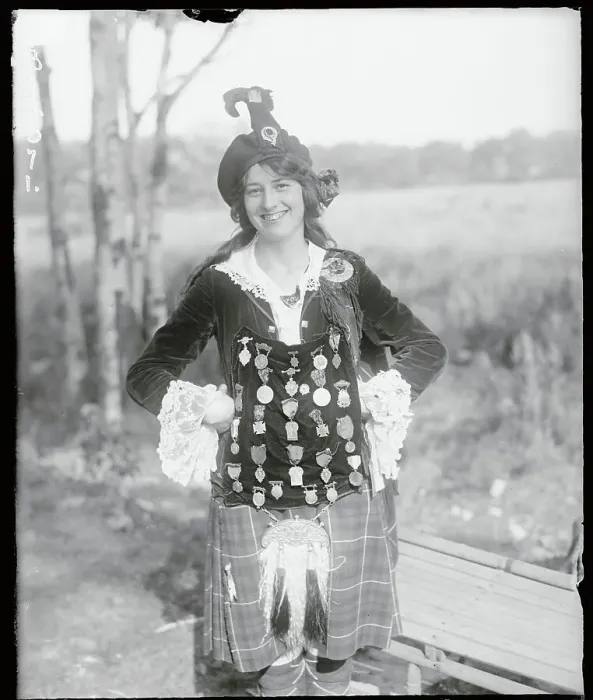 Framed Print : Woman Wearing Her Medals