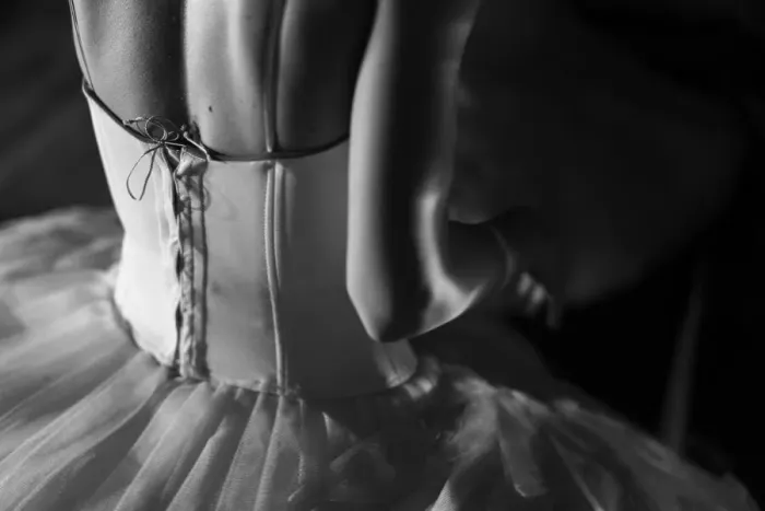 Framed Print : Woman wearing tutu Framed Print : Woman wearing tutu
