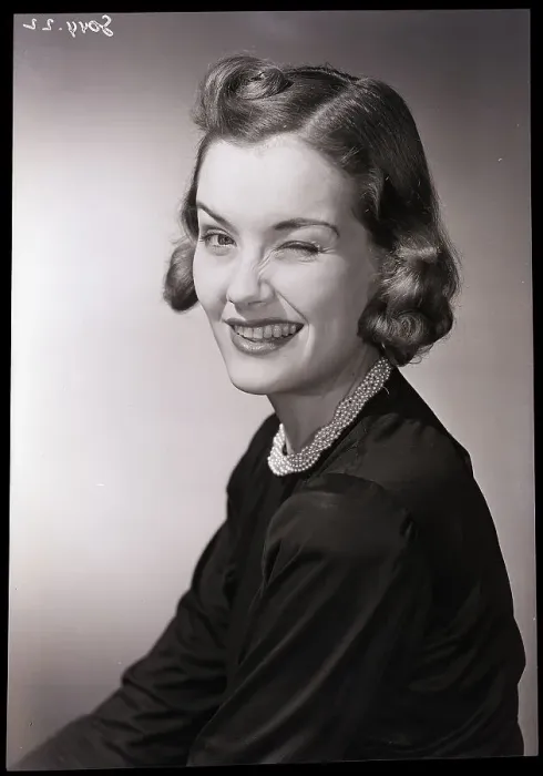 Framed Print : Woman Winking Framed Print : Woman Winking