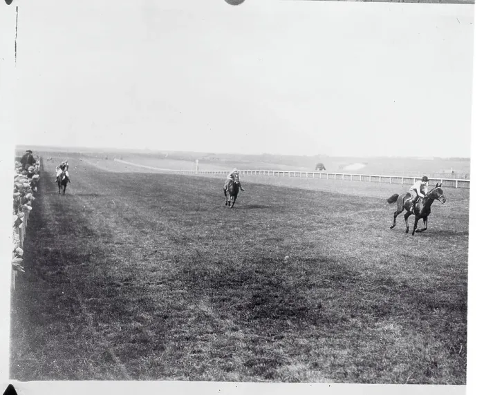 Framed Print : Woman Winning Horse Race Framed Print : Woman Winning Horse Race