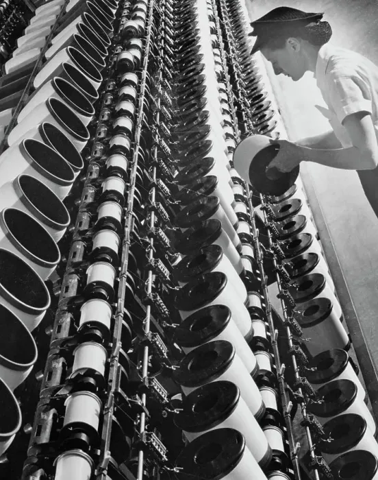 Framed Print : Woman Working in Factory Framed Print : Woman Working in Factory