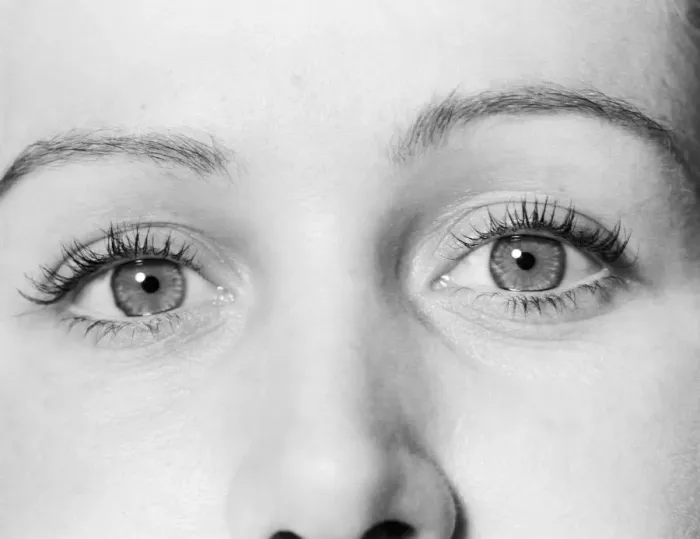 Framed Print : Womans face, close-up Framed Print : Womans face, close-up