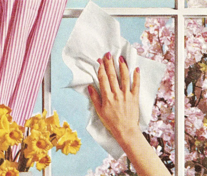 Framed Print : Womans Hand Cleaning Window Framed Print : Womans Hand Cleaning Window