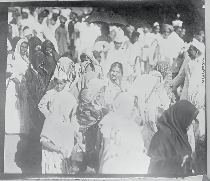 Framed Print : Women Attending Parade in Bombay Framed Print : Women Attending Parade in Bombay