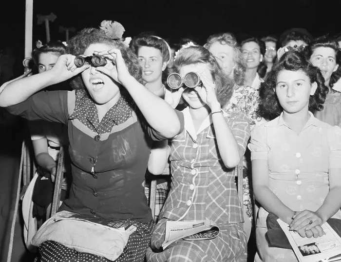 Framed Print : Women in Audience at Frank Sinatra Concert Framed Print : Women in Audience at Frank Sinatra Concert