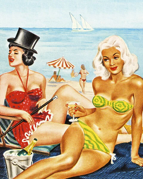 Two Women at the Beach