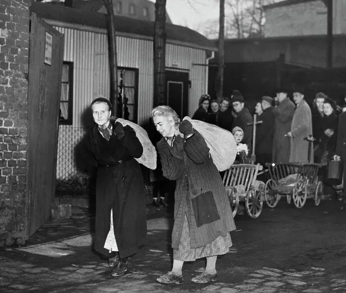 Framed Print : Women Carrying Coal Framed Print : Women Carrying Coal