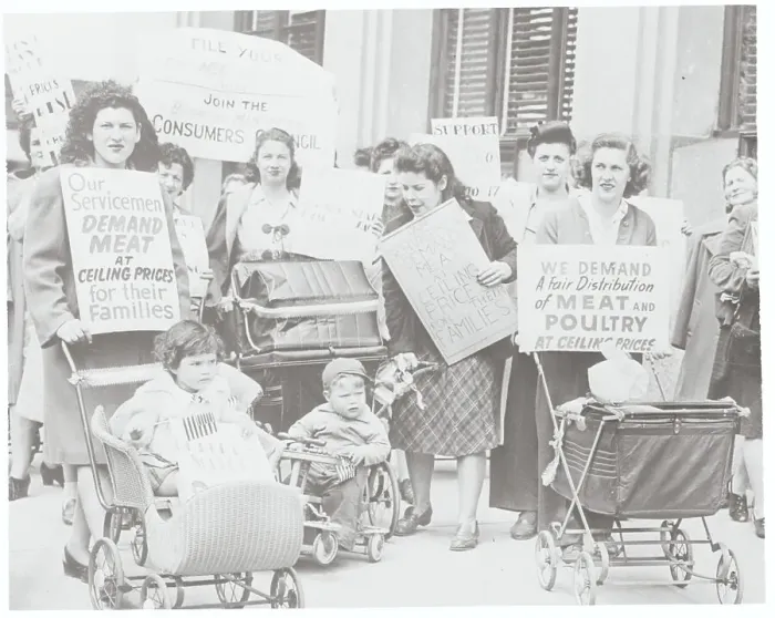 Framed Print : Women and Children Protesting Black Market Prices Framed Print : Women and Children Protesting Black Market Prices