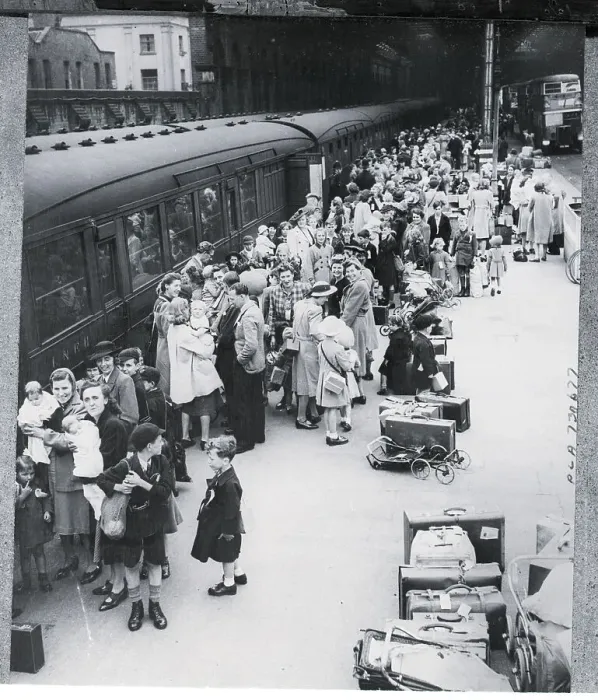 Framed Print : Women And Children on Train Platform Framed Print : Women And Children on Train Platform