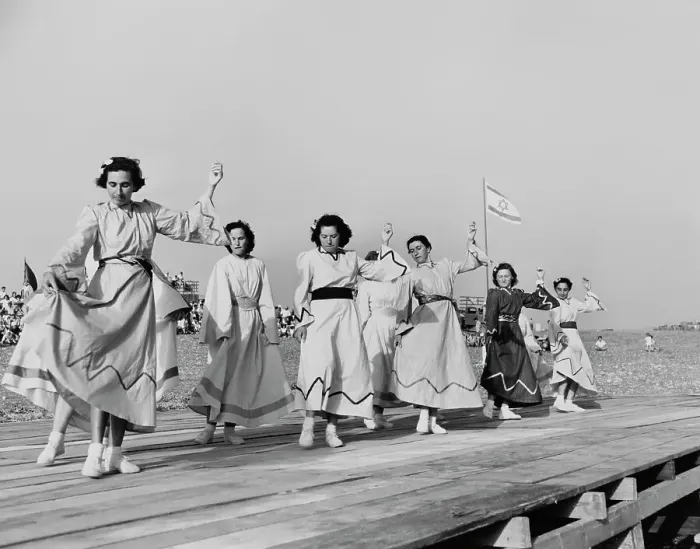 Framed Print : Women Dancing In Kibbutz Framed Print : Women Dancing In Kibbutz