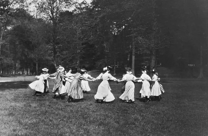Framed Print : Women Dancing In A Ring Framed Print : Women Dancing In A Ring