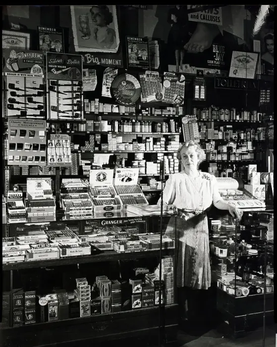 Framed Print : Women In Drugstore Framed Print : Women In Drugstore