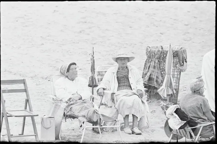 Framed Print : Women Enjoying the Beach Framed Print : Women Enjoying the Beach