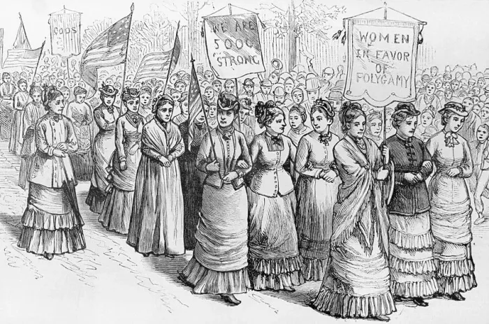 Framed Print : Women Favoring Polygamy Framed Print : Women Favoring Polygamy