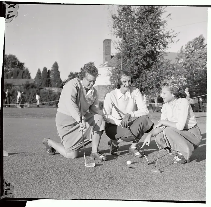 Framed Print : Women Golfing in Tournament Framed Print : Women Golfing in Tournament