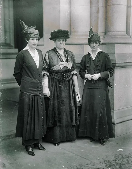 Framed Print : Three Women at a Hearing Framed Print : Three Women at a Hearing