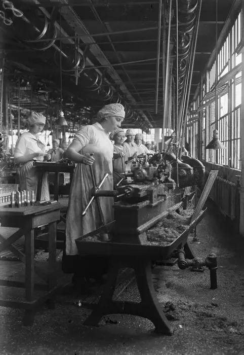 Framed Print : Women Making Fuses Framed Print : Women Making Fuses
