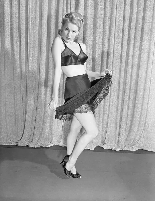 Framed Print : Women Modeling Satin and Lace Panties Framed Print : Women Modeling Satin and Lace Panties