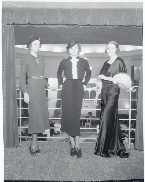 Framed Print : Women Modelling Fashions At Charity Luncheon Framed Print : Women Modelling Fashions At Charity Luncheon