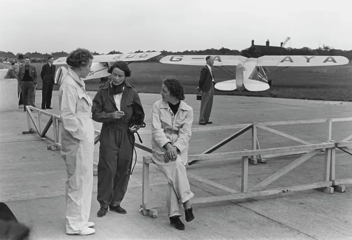 Framed Print : Women Pilots In Training Framed Print : Women Pilots In Training