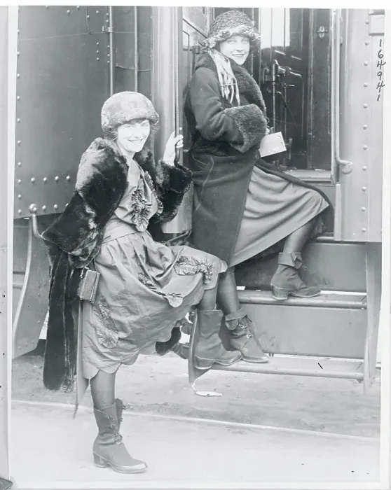 Framed Print : Two Women Posing on Steps Framed Print : Two Women Posing on Steps