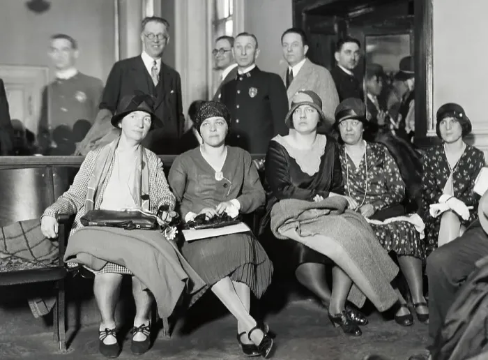 Framed Print : Women Protesting at Hearing Framed Print : Women Protesting at Hearing